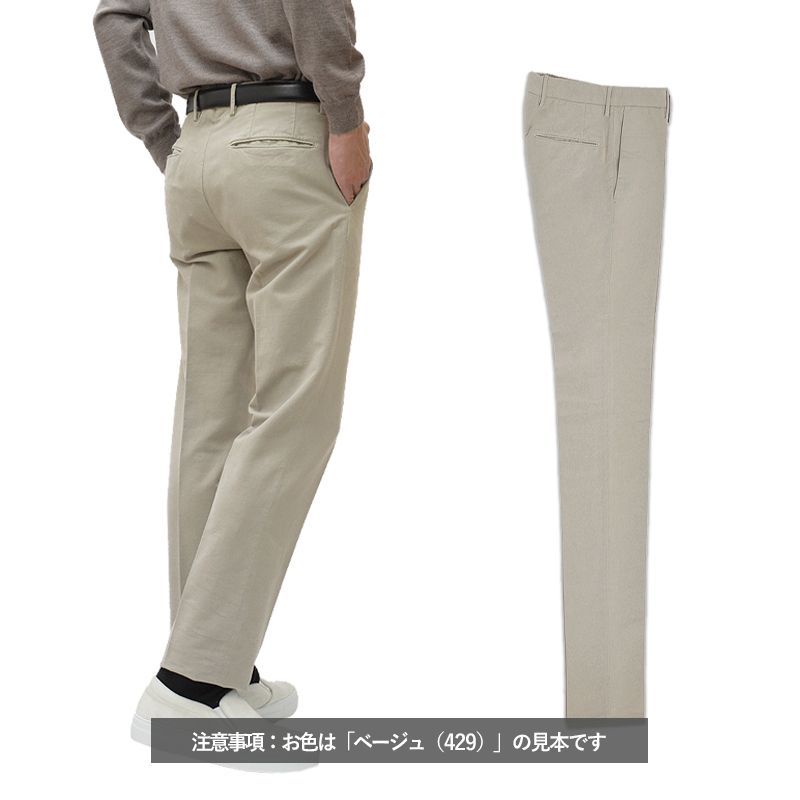 【新品未使用】INCOTEX(インコテックス) コットンパンツ 30 INCOTEX（インコテックス） 通年 30型 ドレス型 チノ ストレッチ