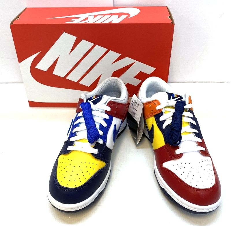 03w11969【タグ/箱付き美品】 Nike Dunk Low CO.JP What The/Midnight Navy and Varsity Red (2024) ナイキ ダンク ロー 27.5cm メンズ スニーカー IB2051-400