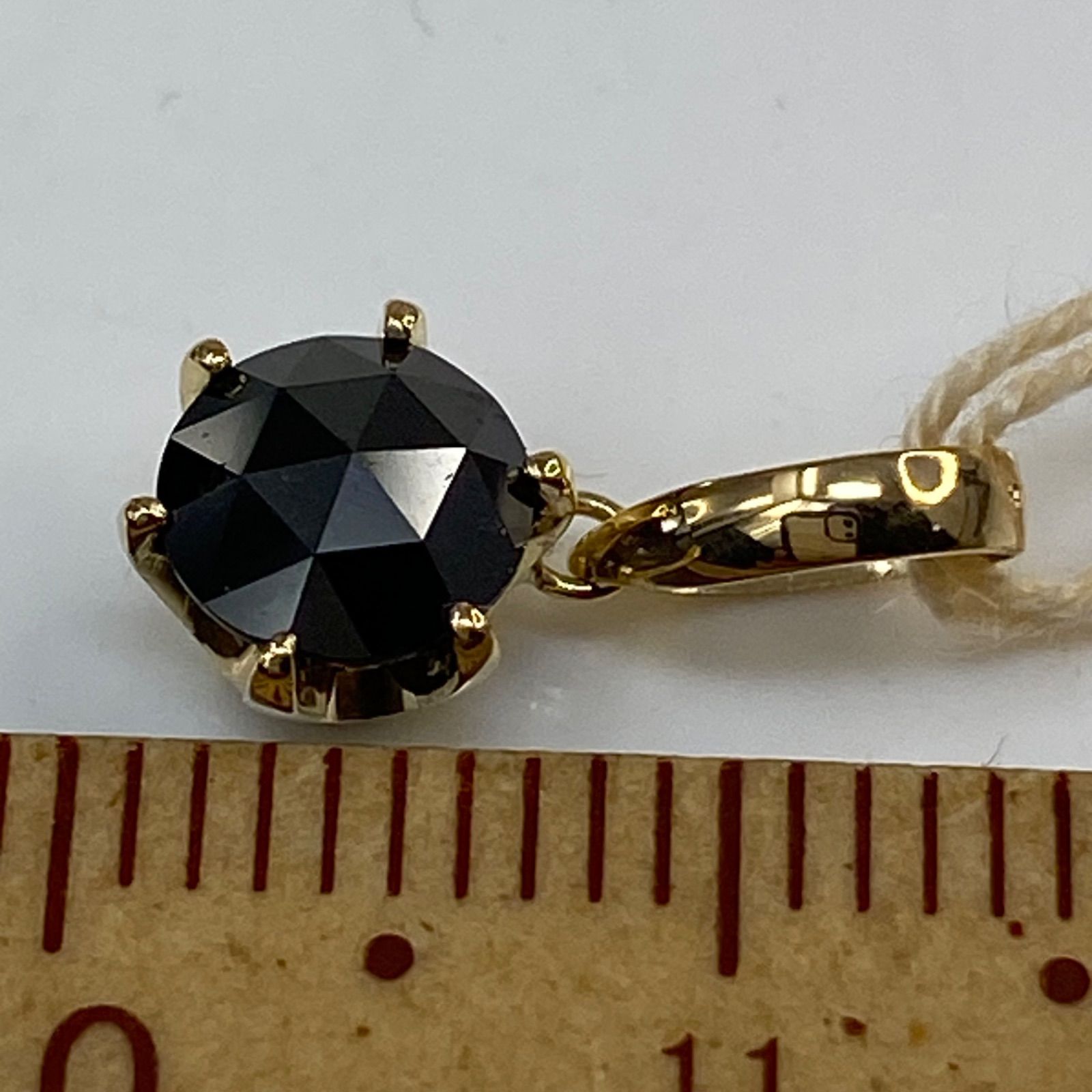 k18YG AU750 18金 ブラックダイヤモンド 0.7ct - メルカリ