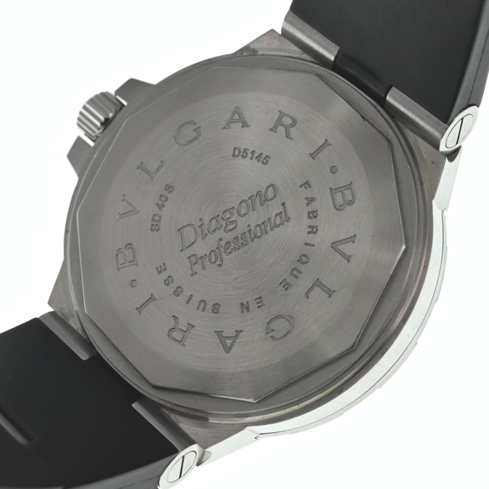 【ＯＨ済み】BVLGARI ディアゴノスクーバ SD40S ブルガリ BVLGARI SD40S ディアゴノ スクーバ デイト 自動巻き メンズ