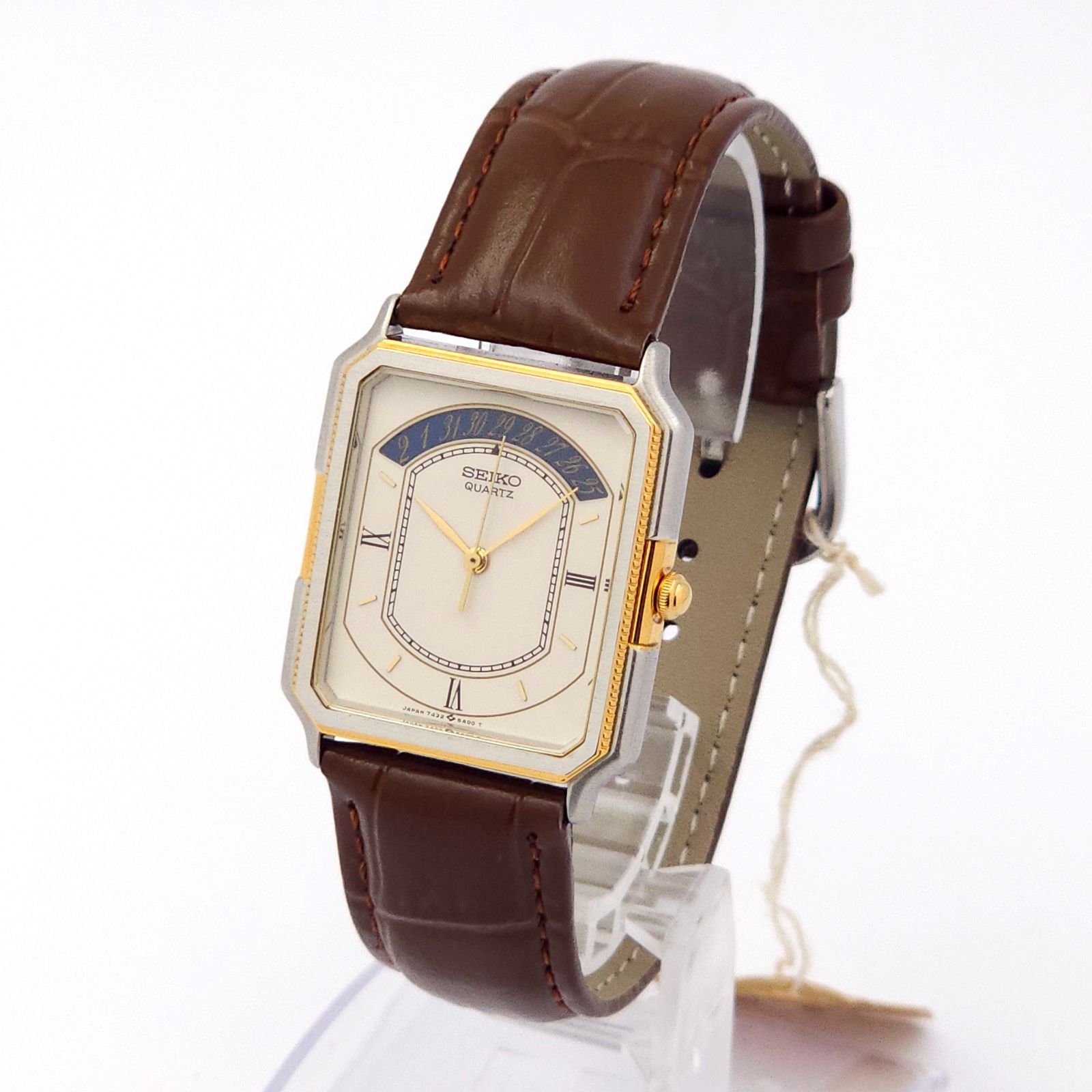 ☆極美品 デッドストック SEIKO セイコー シャリオ 7432-5A00 QZ 動作