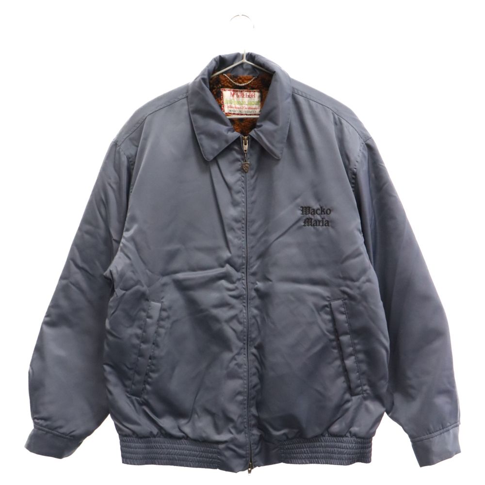 WACKO MARIA (ワコマリア) 23AW×MCGREGOR NYLON ANTI-FREEZE JACKET 23FW-WMO-MC03  マクレガー ナイロンアンチフリーズジャケット 裏地ボア レオパード グレー - メルカリ