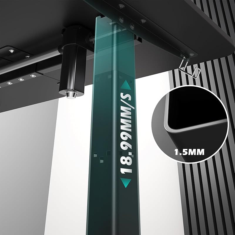 Sunon スタンディングデスク 2モーター 昇降 電動昇降デスク 昇降式デスク Amazon | Sunon 電動昇降式デスク 2モーター付き 一枚板 幅120cm