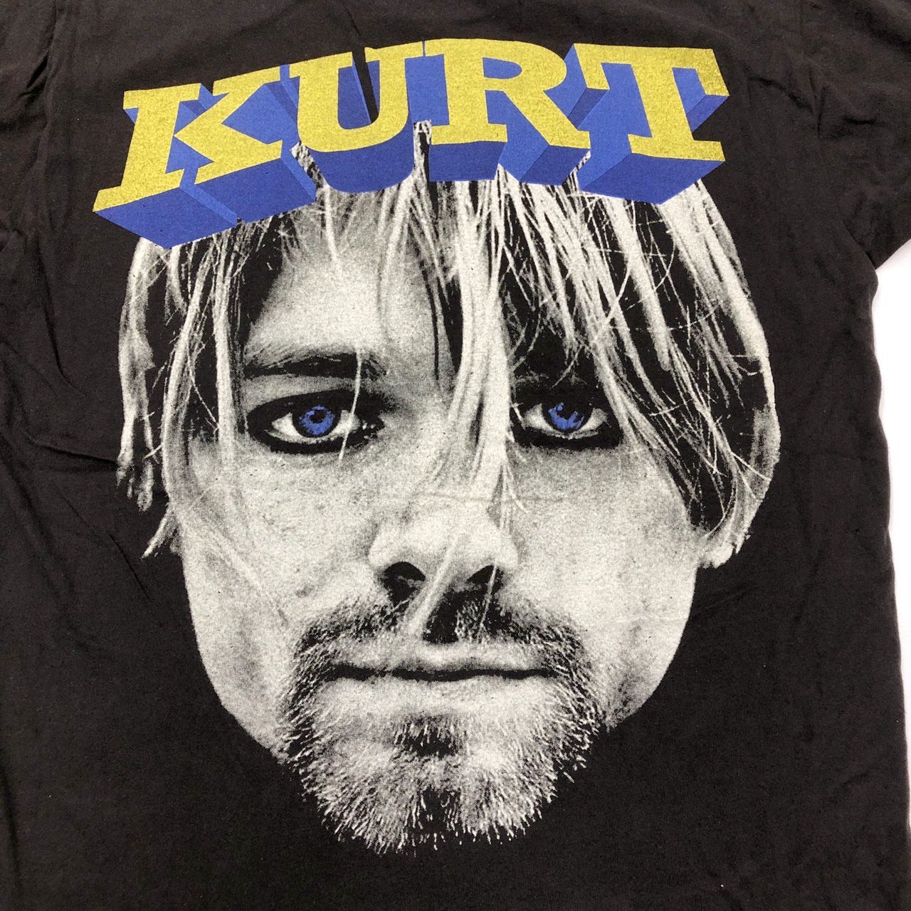 新品 NIRVANA カート コバーン Tシャツ 黒 M バンドT ロックT - メルカリ