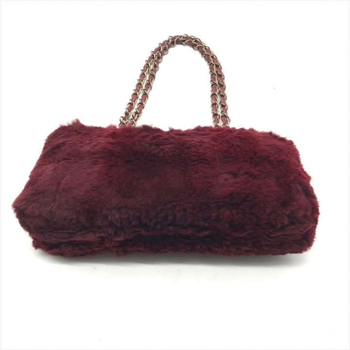 美品✨シャネル　ハンドバッグ　ラパン　ファー　ココマーク　ポーチ付き 良品 CHANEL シャネル ココマーク ラパン ファー チェーン