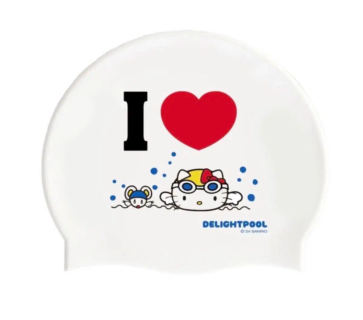楽しい ヨピョンキティ スイムキャップ