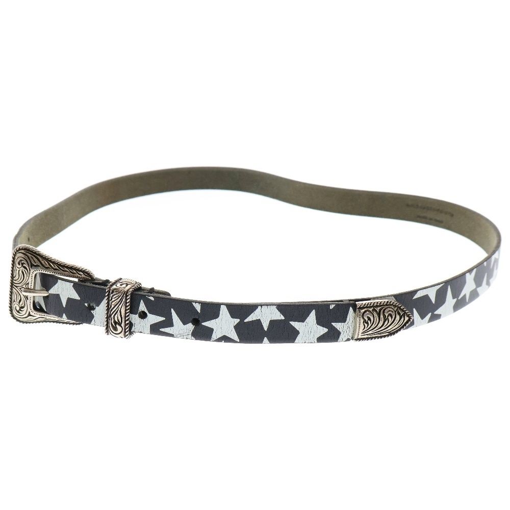 SAINT LAURENT PARIS (サンローランパリ) Western Buckle Leather Belt  