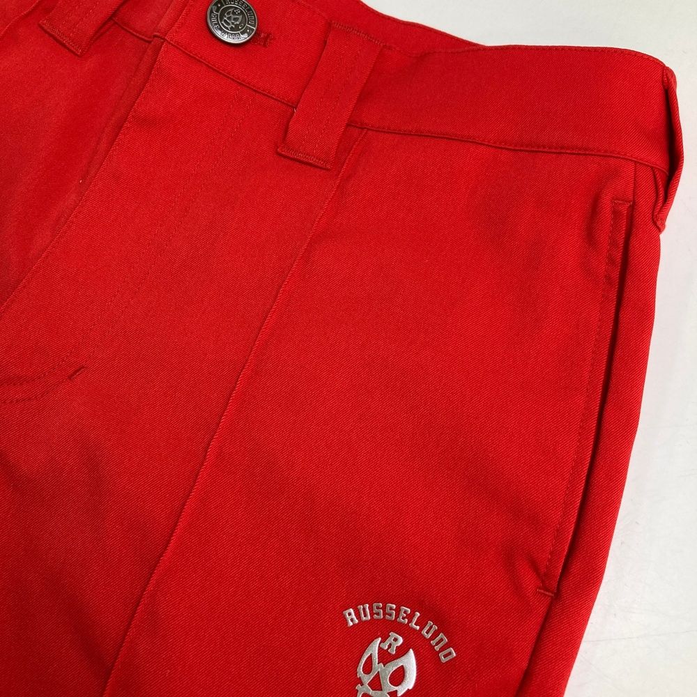 【新品未使用】1299 ラッセルノ ショートパンツ レディース サイズ1 サイズ：0 RUSSELUNO ラッセルノ ショートパンツ レッド系