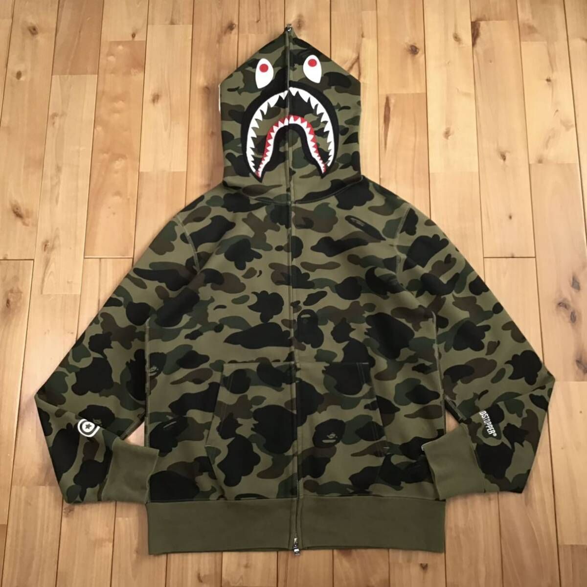 Windstopper 1st camo シャーク パーカー Lサイズ shark full zip 