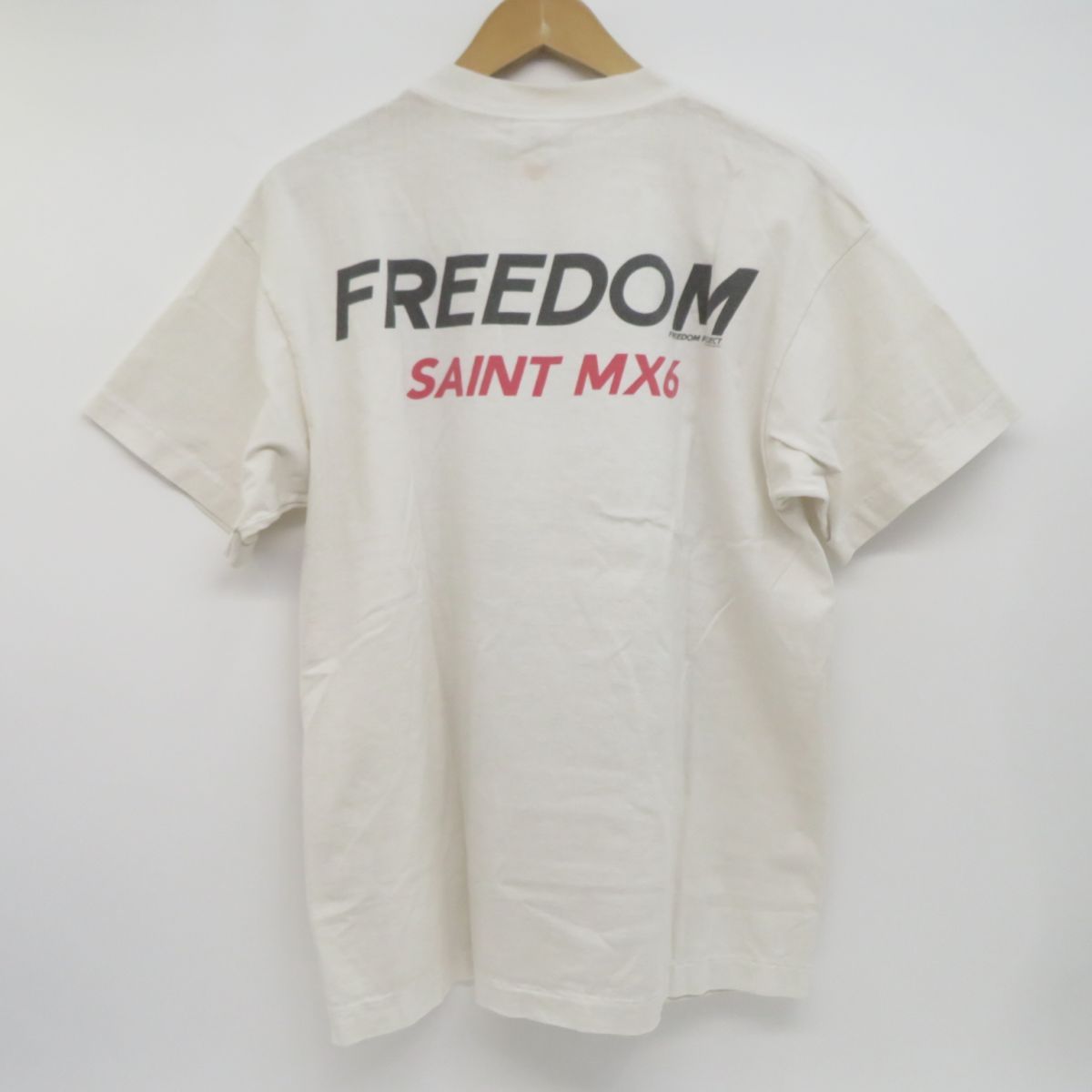 SAINT Mxxxxxx セントマイケル 2024SS FREEDOM コラボ FD_SS TEE 半袖 