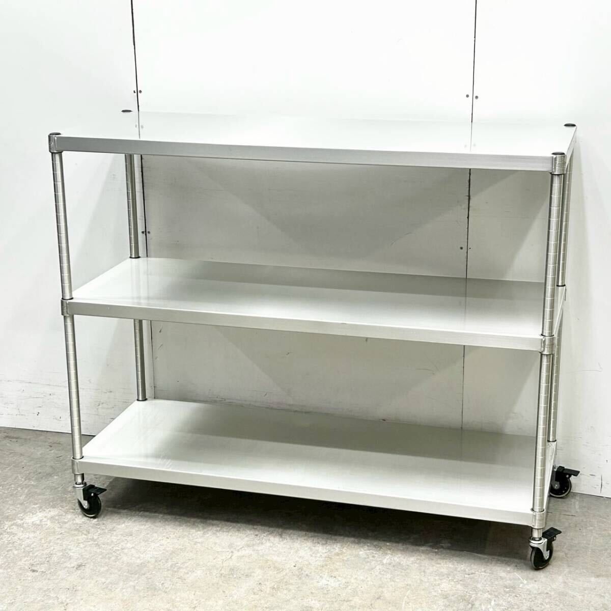 ドウシシャ ルミナス プレミアムライン ソリッドシェルフラック 3段