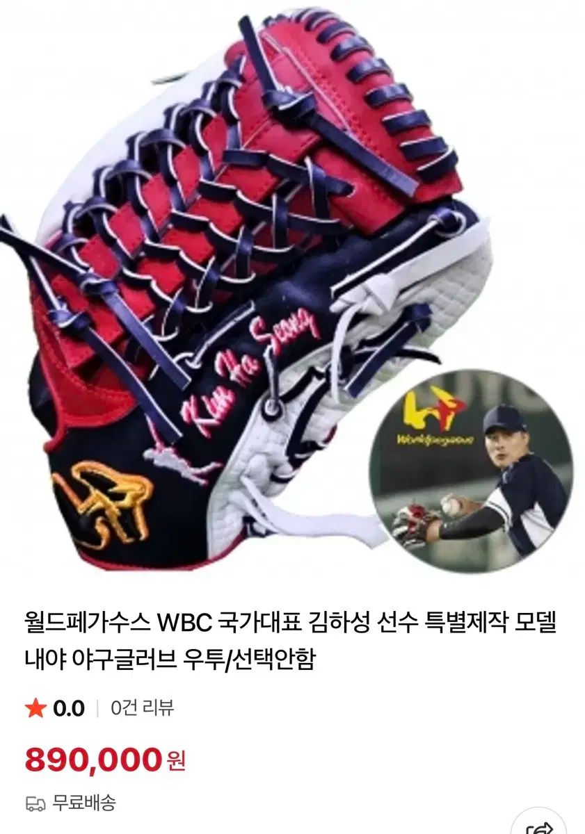 ワールドペガサス WBC キム・ハソン 内野グローブ - メルカリ