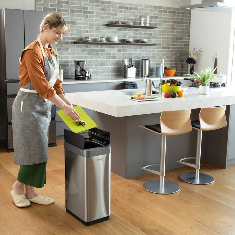 メーカー EKO ゴミ箱 ファントム X センサービン シルバー EK9261MT-45L