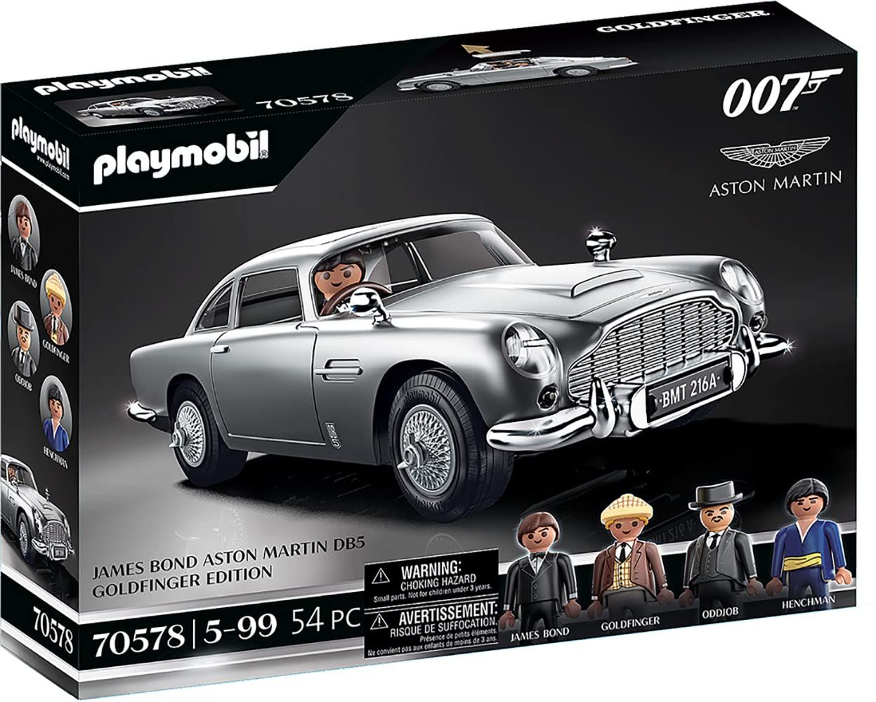 プレイモービル 007 ゴールドフィンガー アストンマーティン DB5 70578 ノンスケール