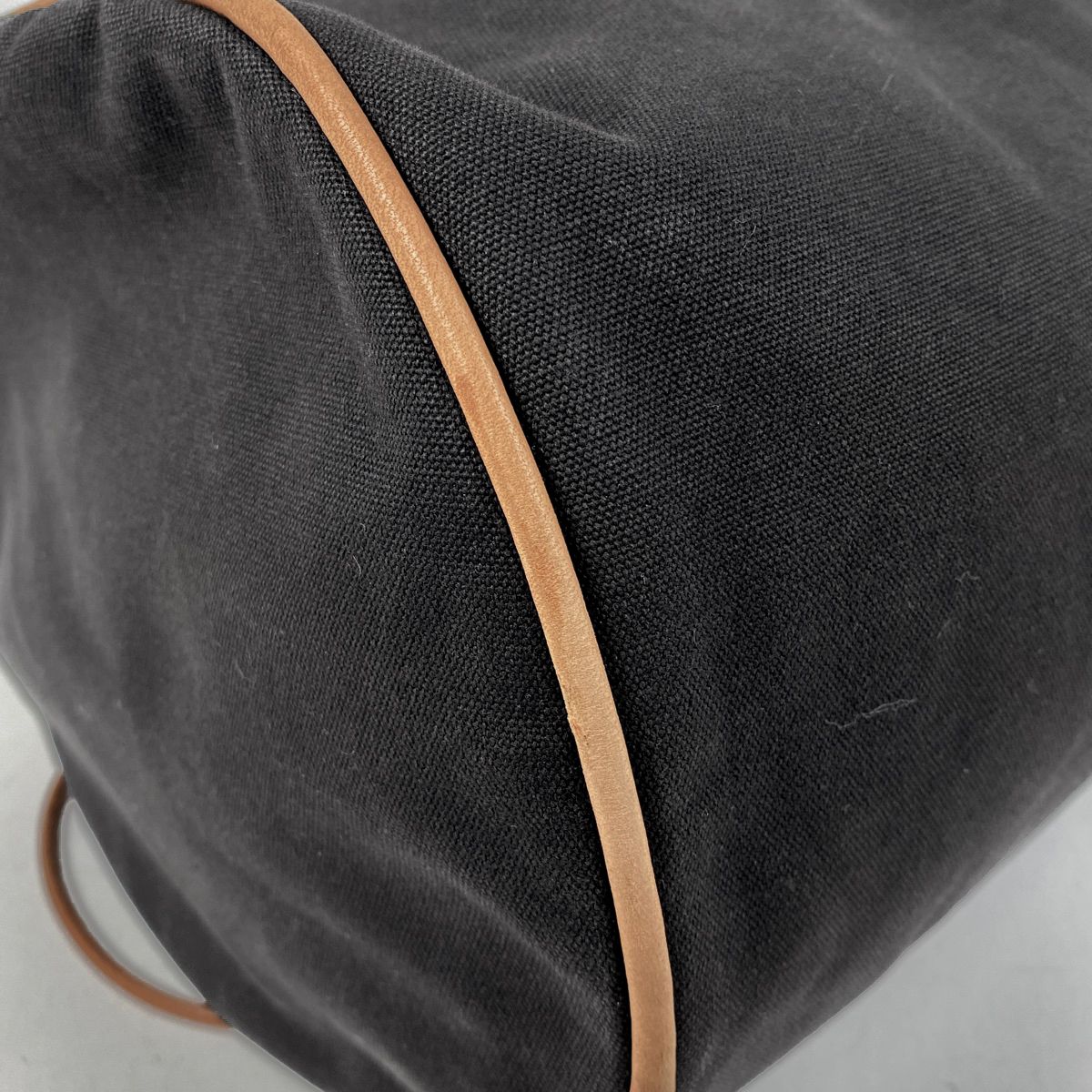 HERMES キャンバス 巾着型 リュックサック