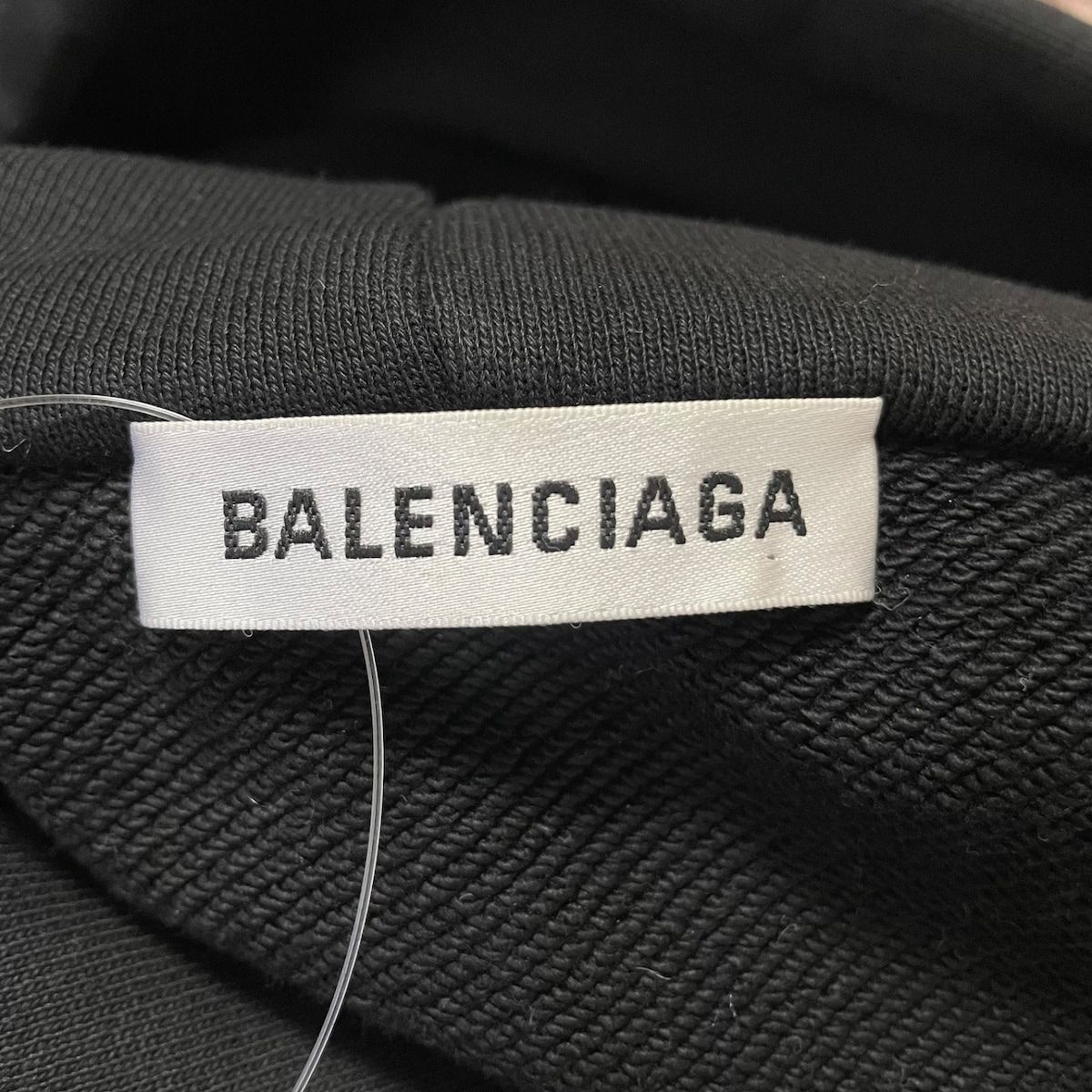 BALENCIAGA(バレンシアガ) パーカー サイズXS メンズ美品 - 501656 黒