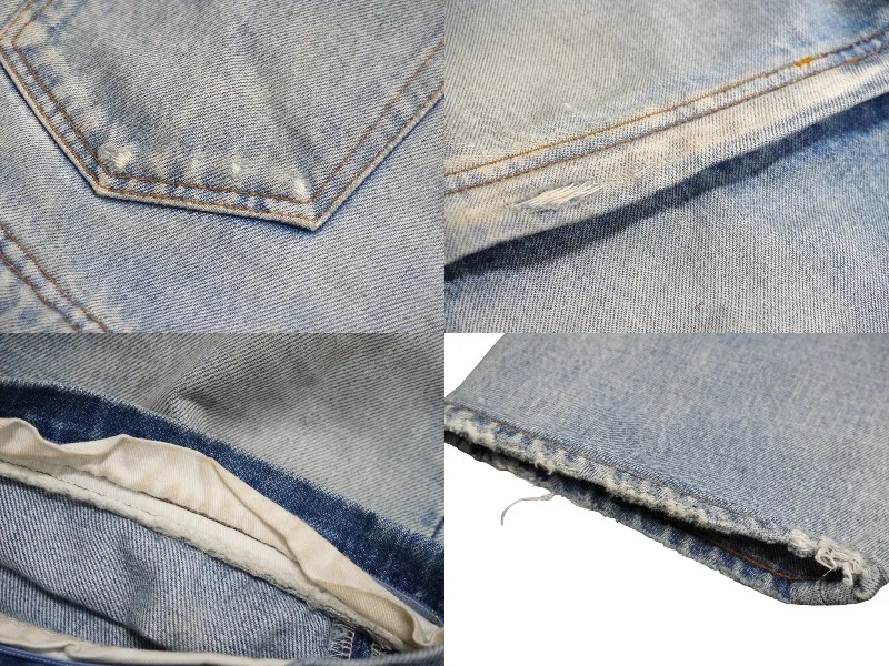 BALENCIAGA バレンシアガ デニムパンツ 3WAY 18SS ブルー コットン