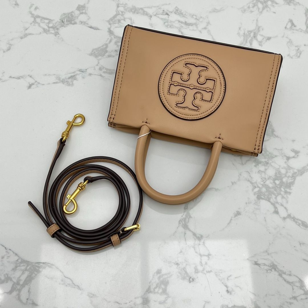 トリーバーチ TORY BURCH トートバッグ ミニ エコ エラトート MINI ELLA バイオレザー 2WAY ハンドバッグ アウトレット品 レディース #145613