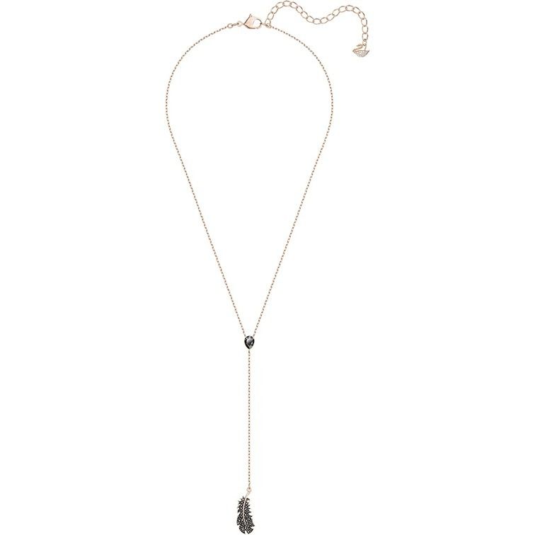 スワロフスキー ネックレス 羽根 Naughty Y字型 ローズゴールド SWAROVSKI スワロフスキー ネックレス 羽根 Naughty Y字型