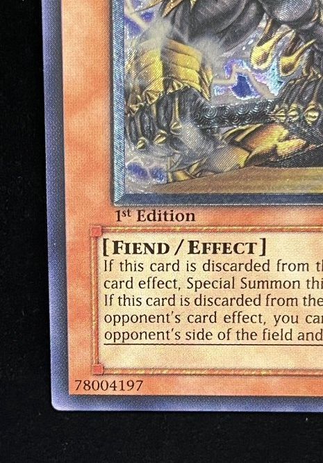 遊戯王 英語 旧アジア 暗黒界の武神ゴルド レリーフ アルティメット