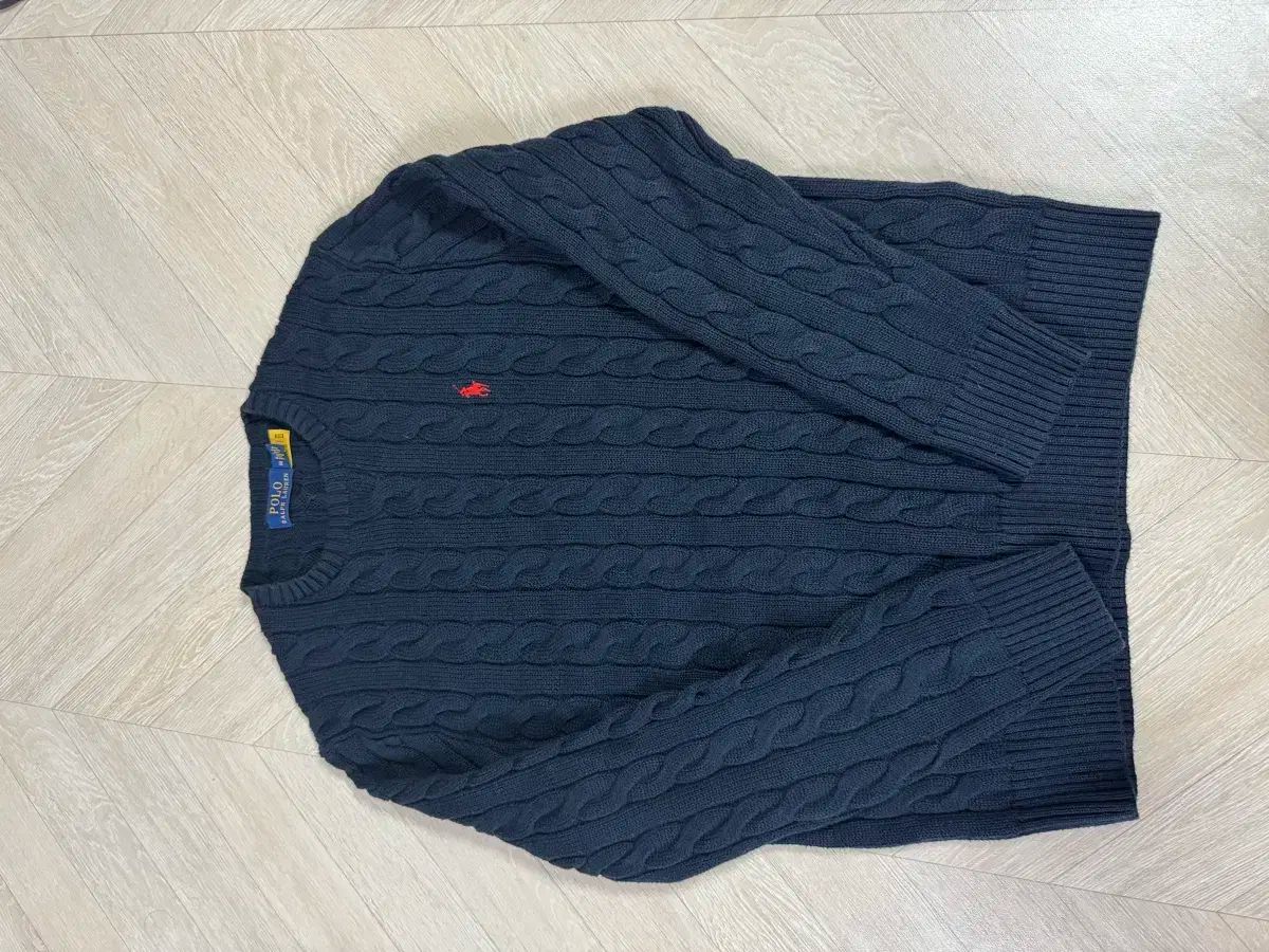 ポロ ニット セーター ネイビー 色 m 百貨店販売モデル
