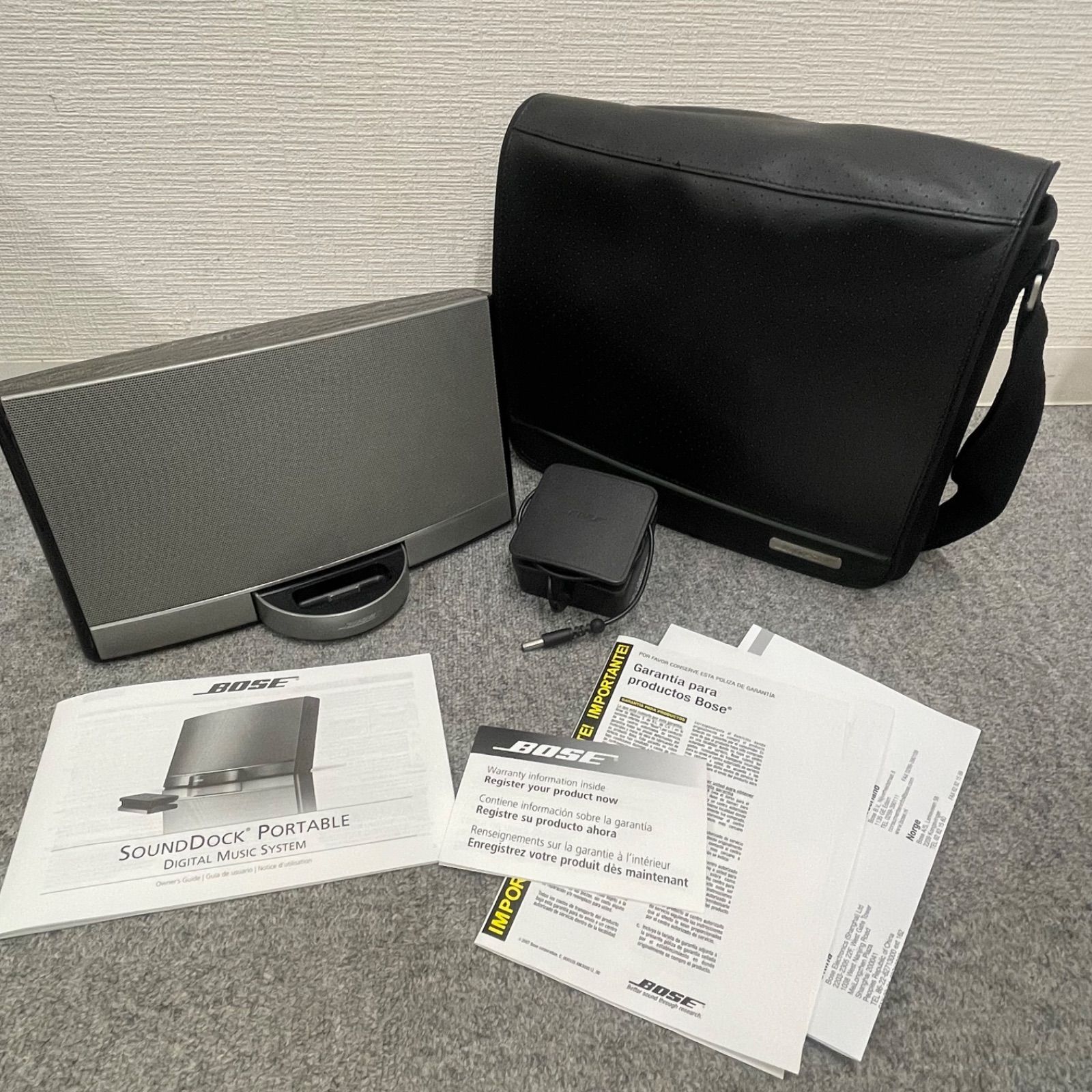 NPA BOSE ボーズ sound dock portable digital music system N123 スピーカー