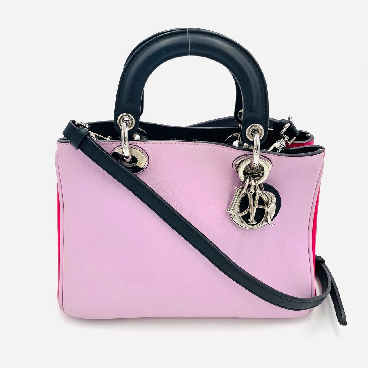 ディオール DIOR ディオリッシモ レザー ピンク 2way