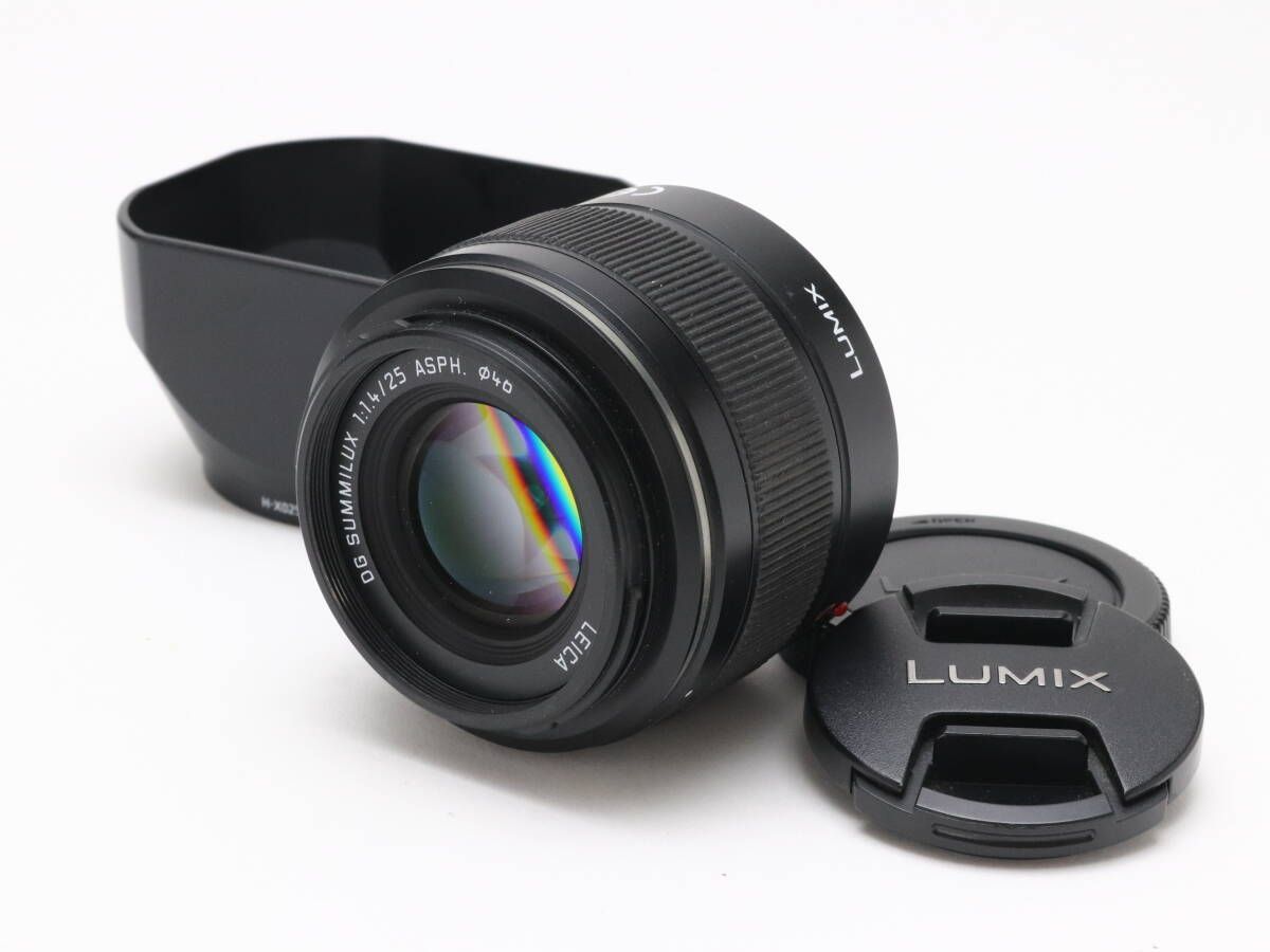 AB Panasonic パナソニック LEICA DG SUMMILUX 25mm F1.4 ASPH. H-X025 初期不良返品対応 55-39