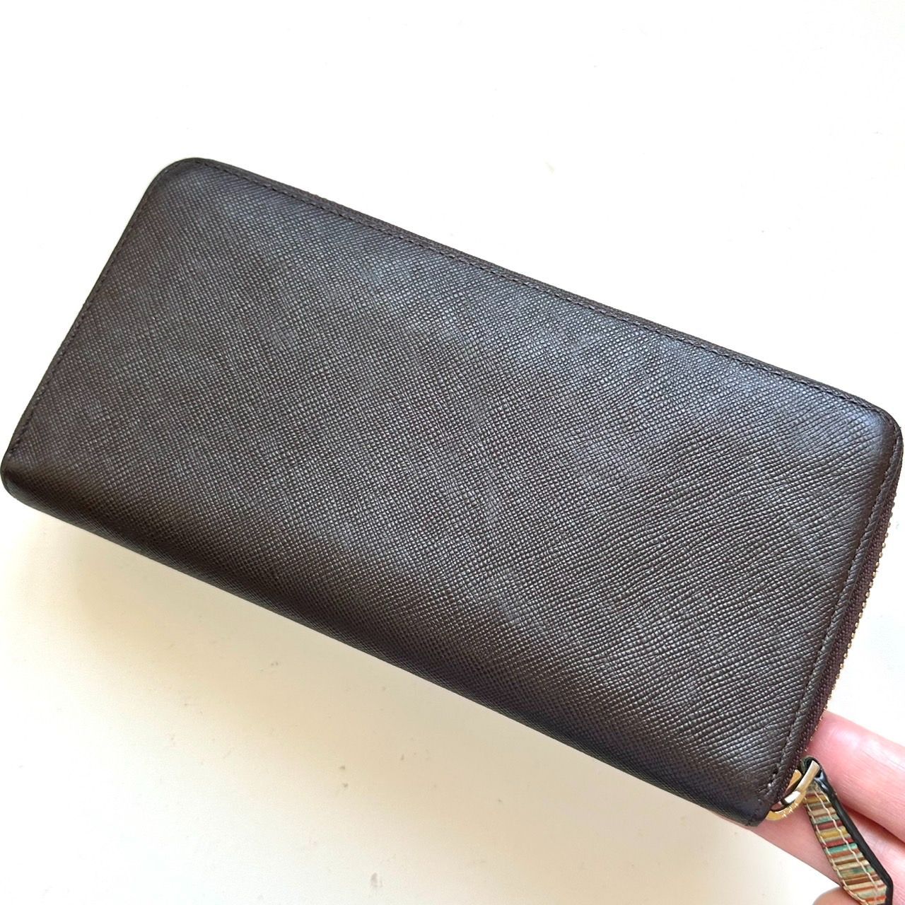 ポールスミス Paul Smith 長財布 ジップストローグレイン2 ダーク 