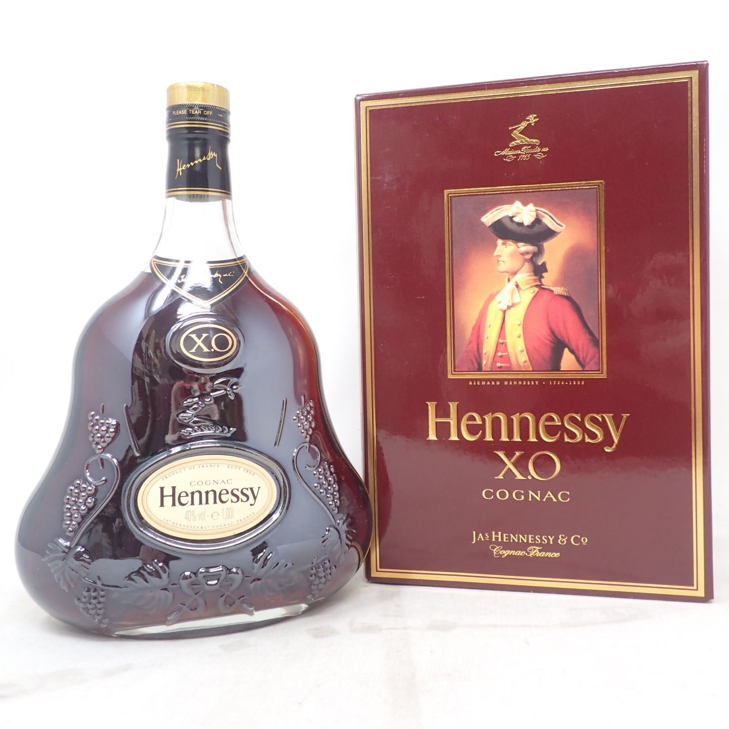 ヘネシーXO クリアボトル 金キャップ 700ml Hennessy【S1】-