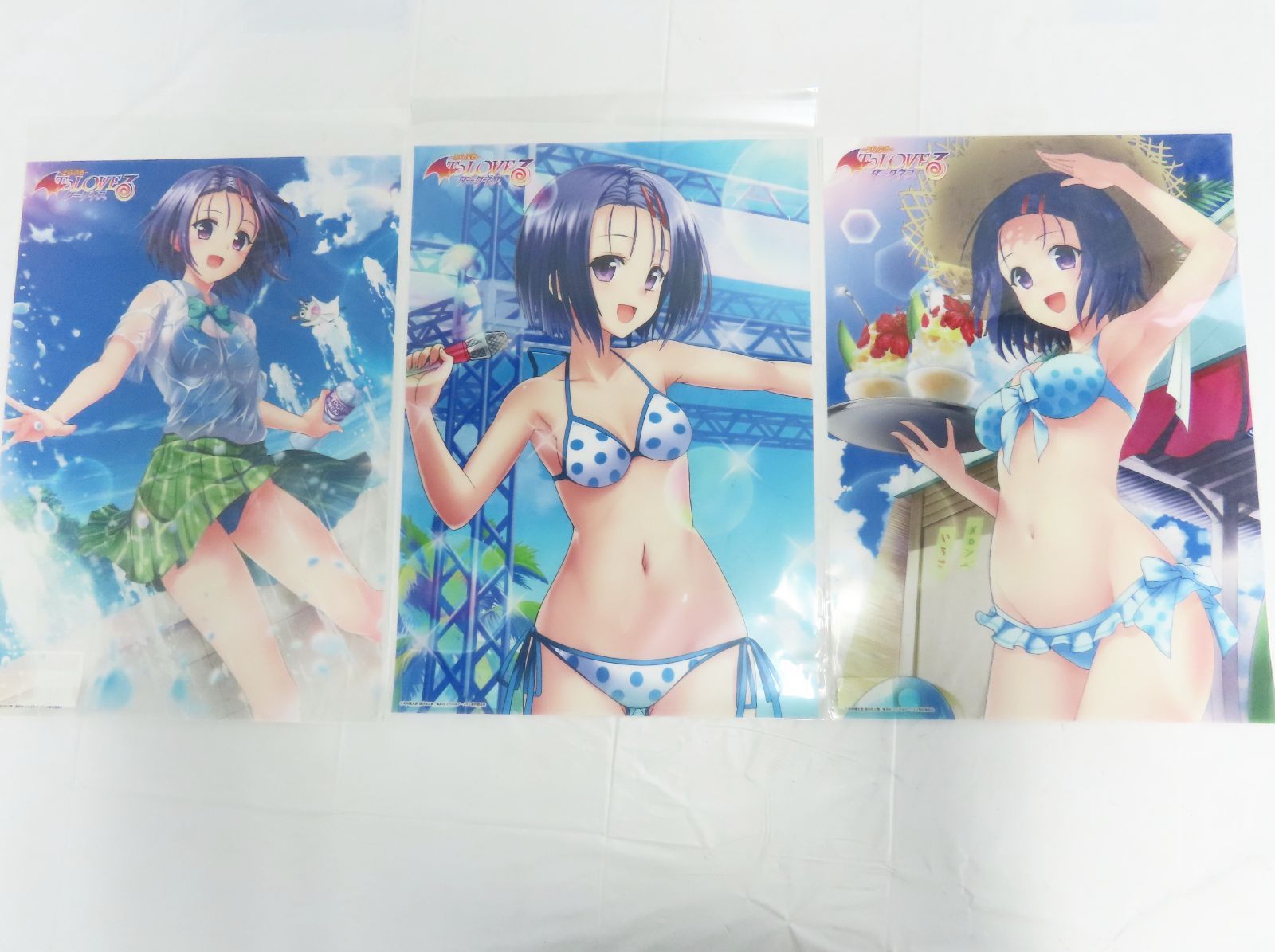 未開封☆ToLoveる ダークネス A3クリアポスター 15枚セット 唯