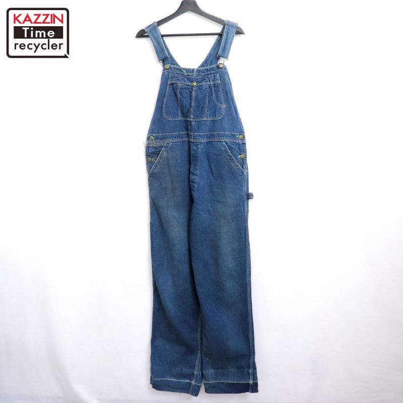 50s vintage BIG BUCK デニム オーバーオール メンズ Lサイズ相当