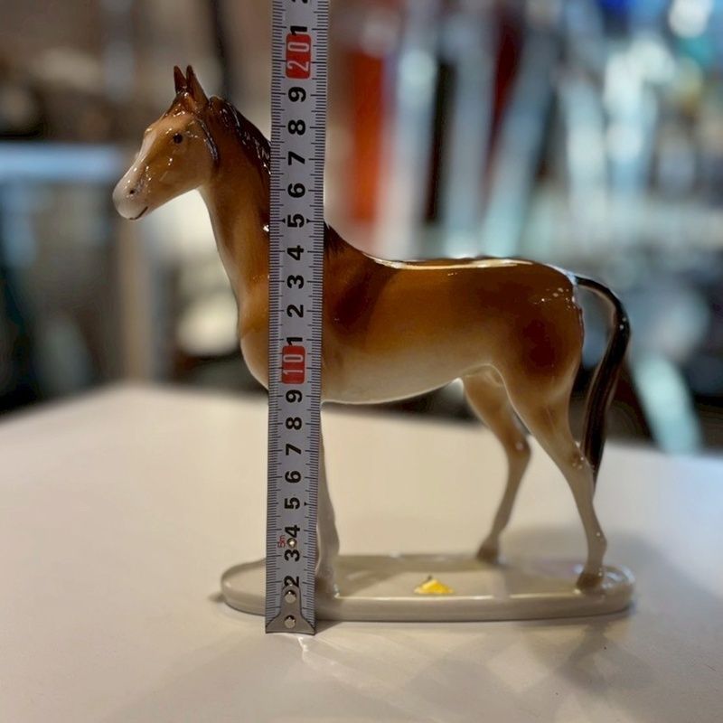 ROYAL DUX BOHEMIA 馬 オブジェ 高さ20cm 置物 陶器 チェコスロバキア