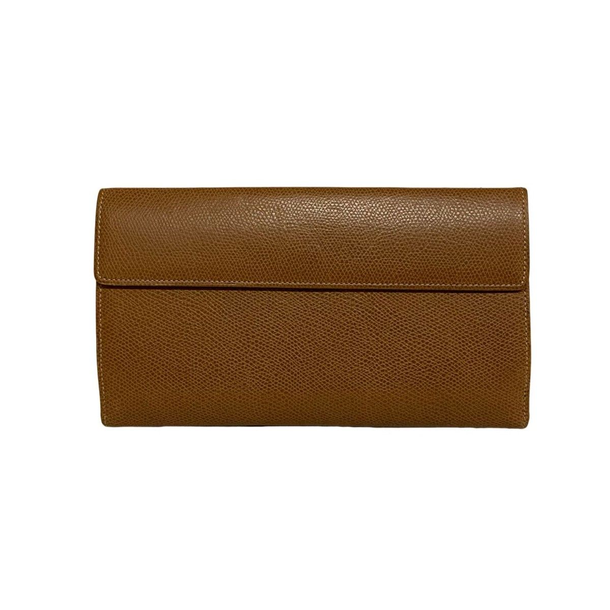 極美品 希少品 保存袋付 LOEWE ロエベ アナグラム ロゴ レザー 本革 長 