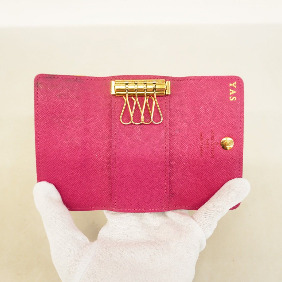 ルイ・ヴィトン LOUIS VUITTON キーケース エピ ミュルティクレ4