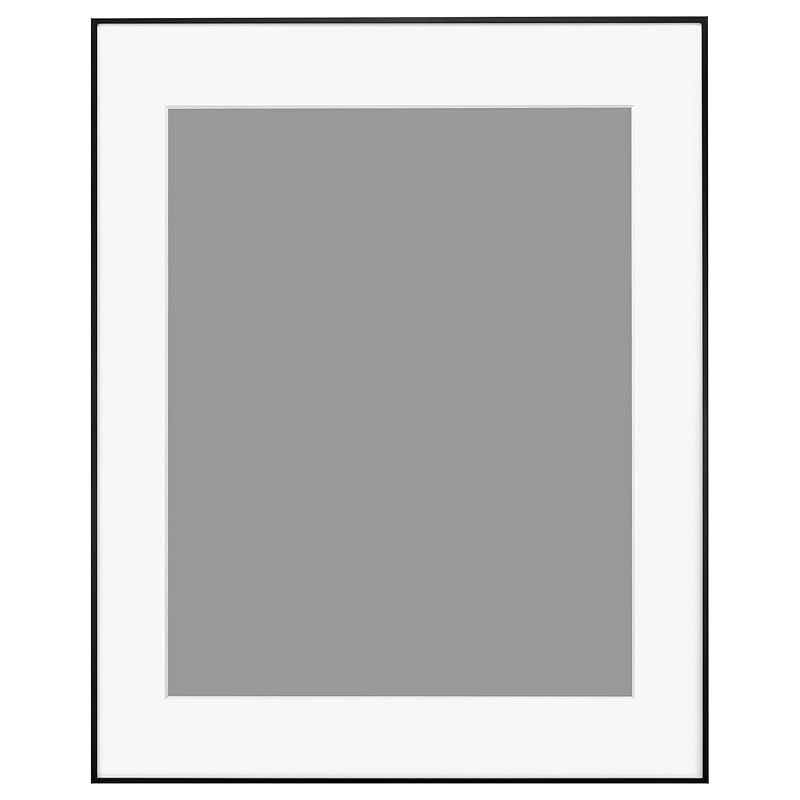 ハクバ HAKUBA 額縁 アルミ HFA-03 全紙 アクリル板 ブラック ホワイトマット HFA-03BWM-Z