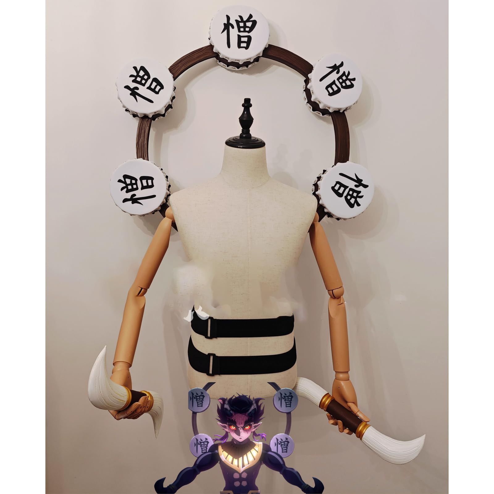 鬼滅 半天狗 コスプレ道具 ドラム ドラムハンマー 上弦の肆 cosplay武器 グッズ キャラクター 仮装 コスチューム小物