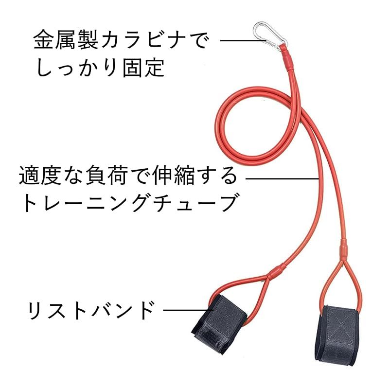 COZENTA レジスタンスバンド トレーニングチューブ エクササイズ