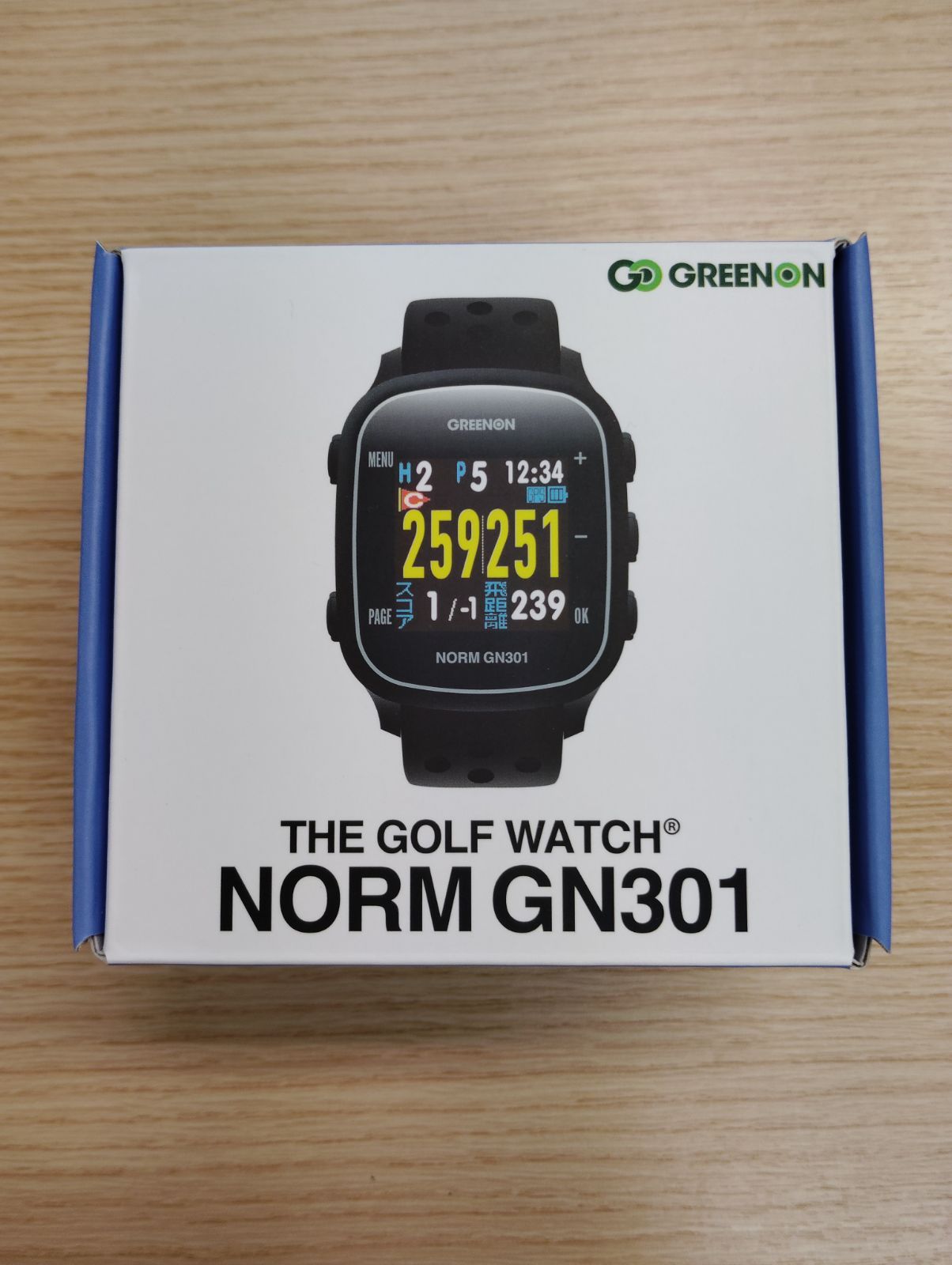 NORM GN301G PS機能搭載のゴルフウォッチ