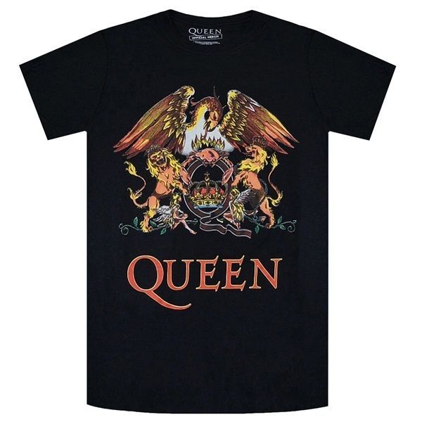 QUEEN クイーン Classic Crest Tシャツ BLACK - メルカリ