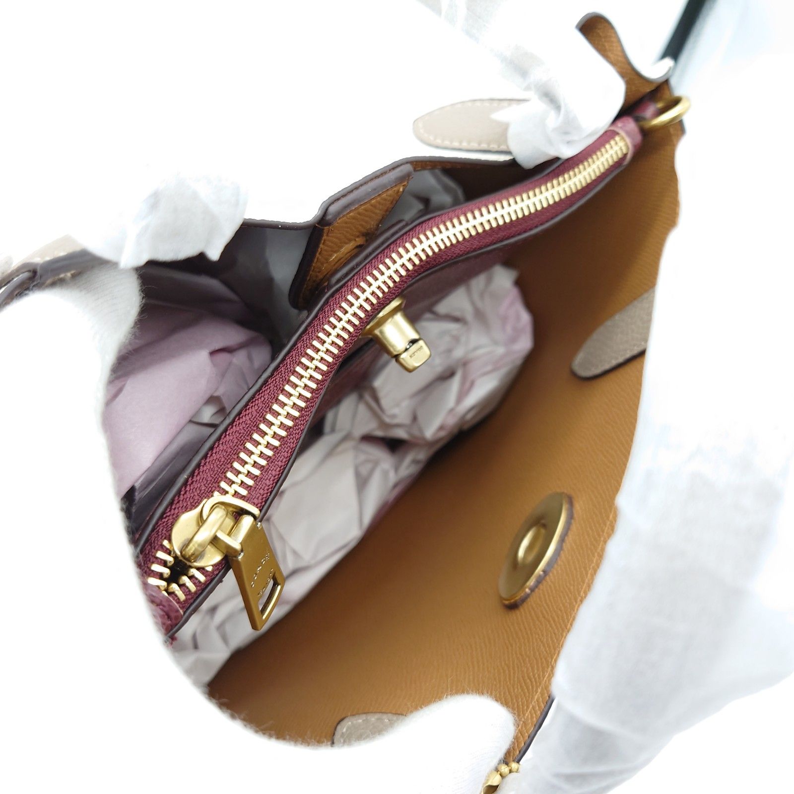 未使用】 COACH コーチ ウィロウトート24 ハンドバッグ ショルダー 
