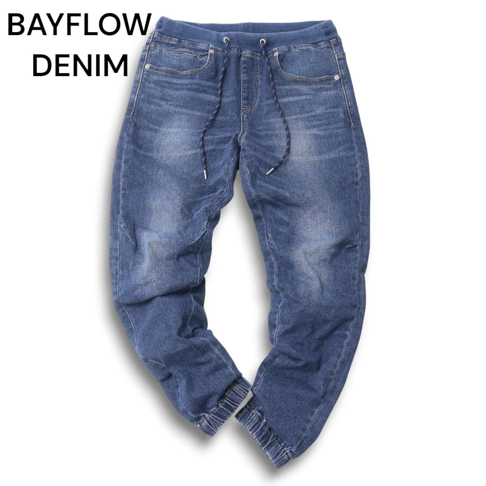 BAYFLOW ベイフロー 通年 USED加工☆ イージー ストレッチ ジョガー 