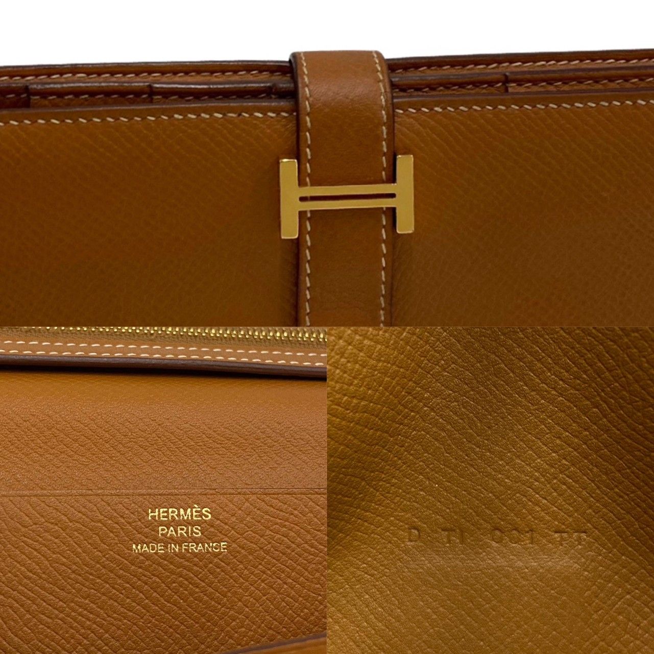 極 美品 D刻印 保存箱付 HERMES エルメス ベアン スフレ ヴォー