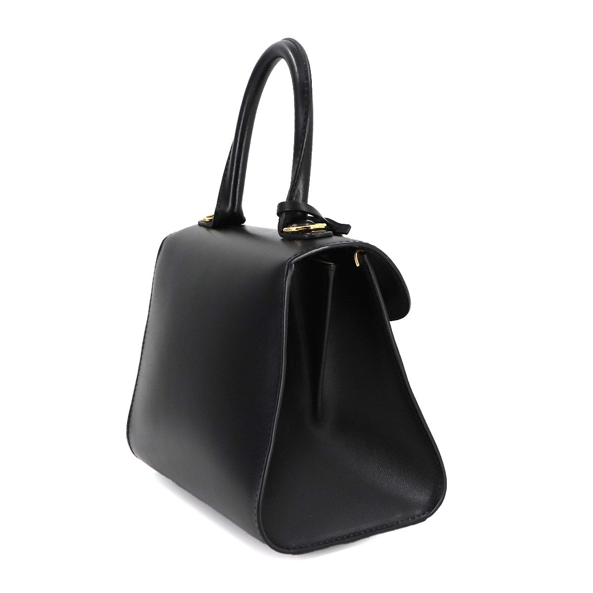 美品 鑑定済み DELVAUX ブリヨン GM レザー ハンドバッグ D金具 美品 鑑定済み DELVAUX ブリヨン GM レザー ハンドバッグ D金具