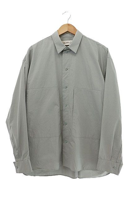 POLYPLOID ポリプロイド 21SS SHIRT JACKET C シャツ ジャケット 02-C-06 2 緑 グリーン ブランド古着ベクトル  230210/103
