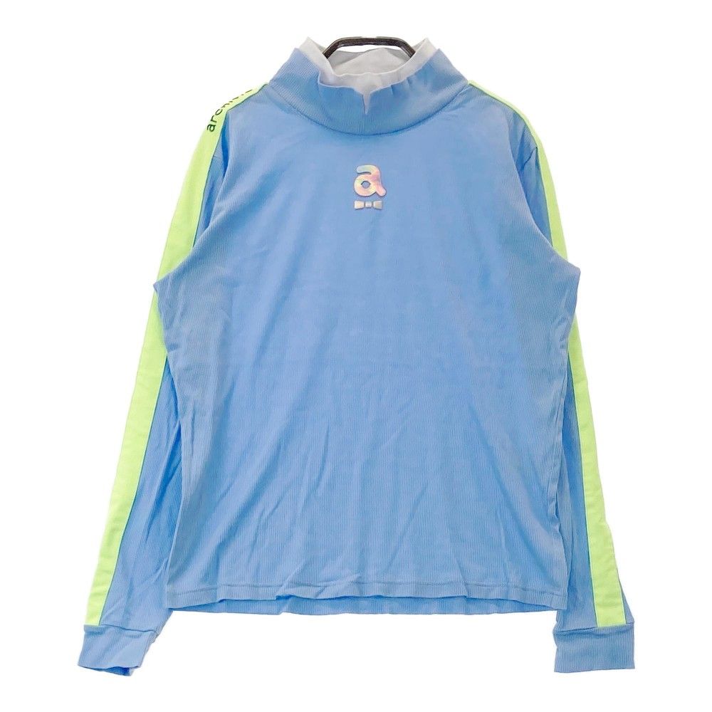 お気に入り サイズ：36 ARCHIVIO アルチビオ 長袖ハイネックTシャツ ブルー ウエア