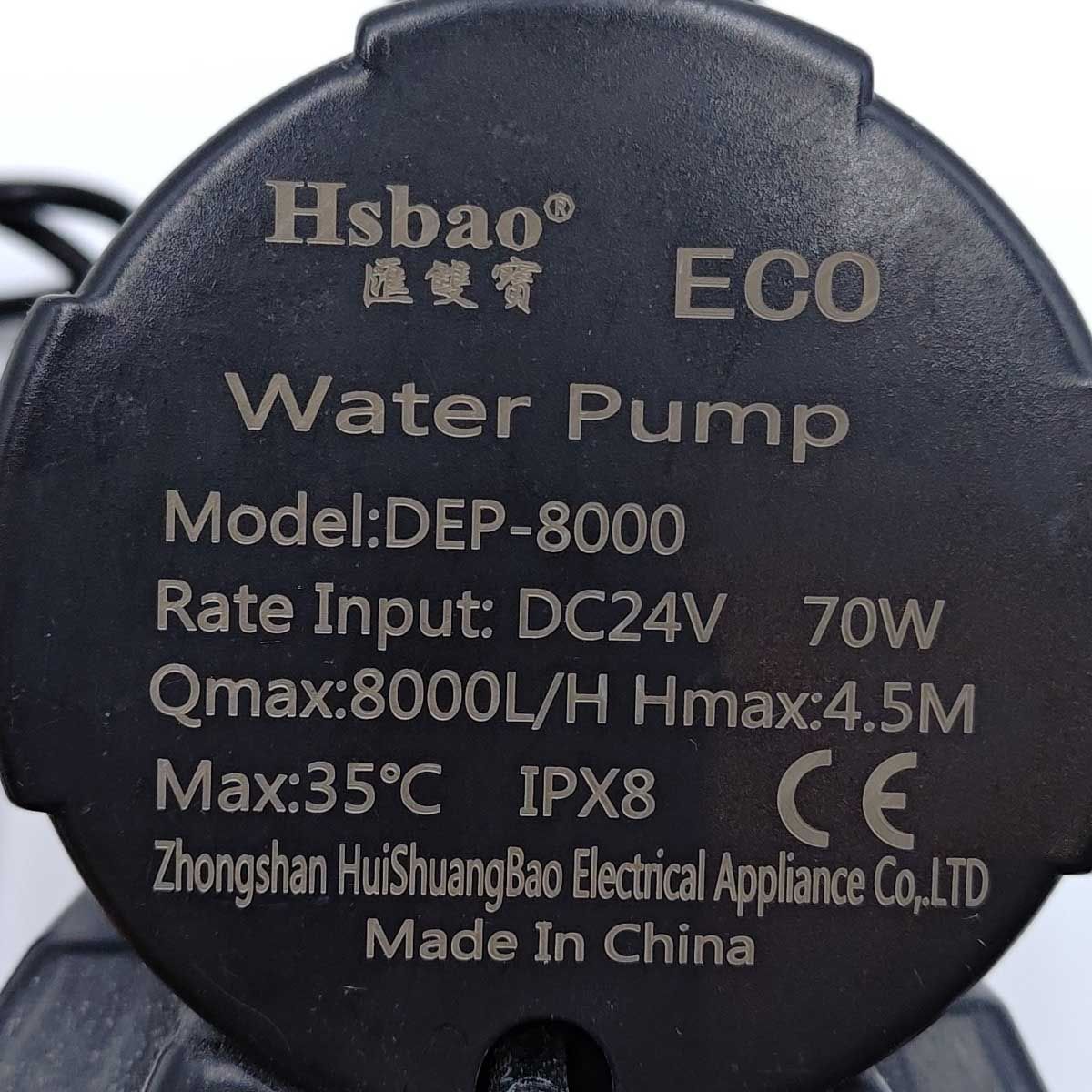 DEP-8000 DCポンプ