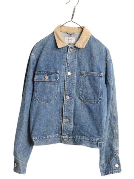 90s USA製 ポロ ラルフローレン デニム ジャケット メンズ S 古着 