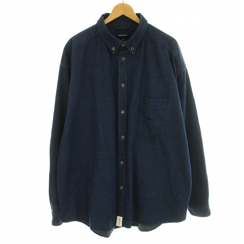 ディセンダント デニムシャツ 3 古着】descendant デニムシャツ サイズ3