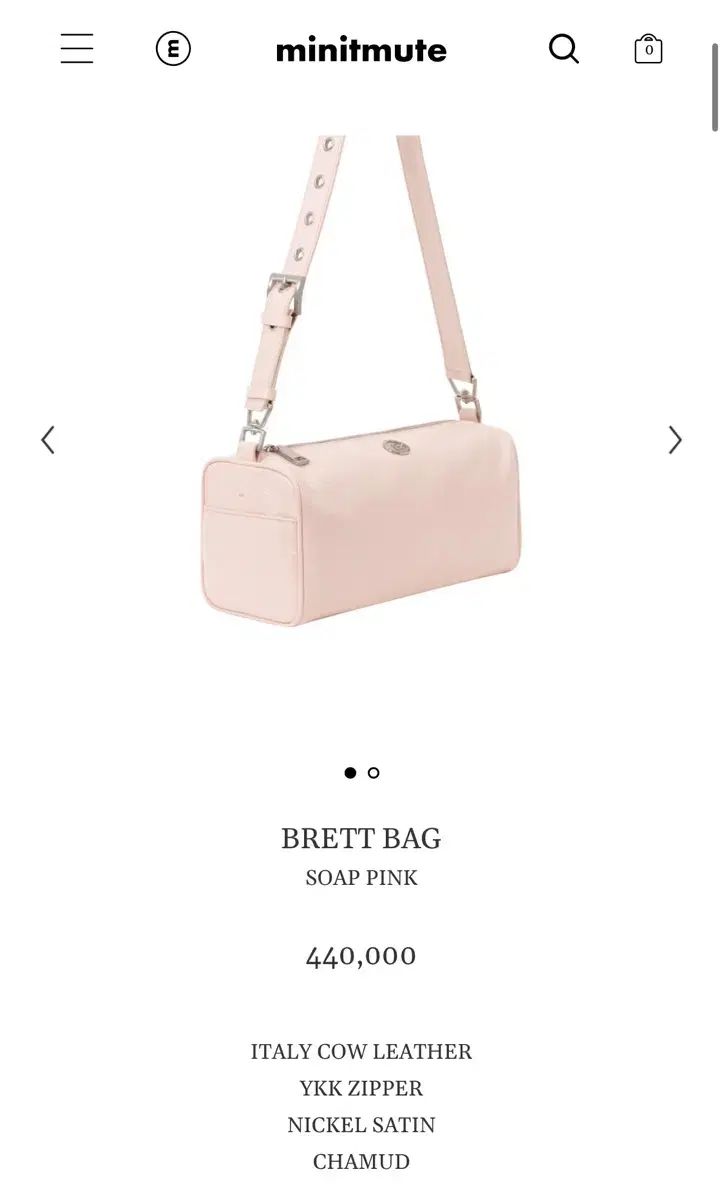 バッグ minitmute Brett Mini Soap Pink Brett Mini – minitmute.jp